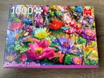 Jumbo Legpuzzel - Colourful Lillies - 1000 stukjes, Ophalen of Verzenden, 500 t/m 1500 stukjes, Nieuw, Legpuzzel