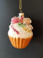 Cupcake vruchten Kerstornament glas, Diversen, Kerst, Verzenden, Nieuw