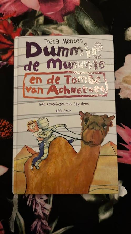 Tosca Menten - Dummie de mummie en de tombe van Achnetoet, Boeken, Kinderboeken | Jeugd | 10 tot 12 jaar, Zo goed als nieuw, Ophalen of Verzenden