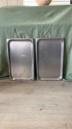 Dienbladen RVS, Ophalen, Zo goed als nieuw, Rond, Metaal