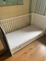 Petit Amelie meegroeibed, premium matras en onderschuiflade, Ophalen, Gebruikt, Ledikant