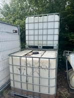 Te koop ibc 1000 liter, 150 liter of meer, Ophalen, Zo goed als nieuw, Kunststof