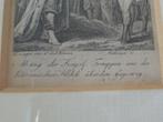 gravure aftocht keizerlijke Duitse troepen 18e eeuw Malvieux, Antiek en Kunst, Kunst | Etsen en Gravures, Verzenden