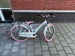 Loekie Superstar 22 inch meisjes fiets wit roze, Fietsen en Brommers, Fietsen | Meisjes, Ophalen, Zo goed als nieuw, 22 inch, Handrem