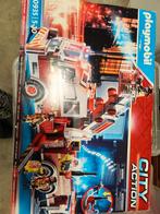 Playmobil City Action Brandweerwagen (lampen zijn stuk), Ophalen of Verzenden, Zo goed als nieuw, Complete set