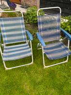 Set CRESPA strandstoelen / campingstoelen verstelbaar, Gebruikt, Campingstoel