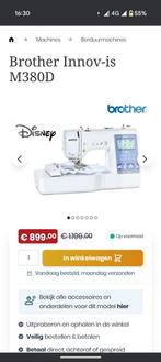 Brother innovis m380D, Hobby en Vrije tijd, Borduren en Borduurmachines, Ophalen of Verzenden, Zo goed als nieuw, Borduurmachine