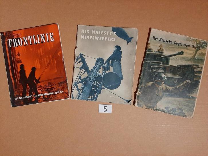 Frontlinie His Majesty's Minesweepers  Het Britsche leger, Verzamelen, Militaria | Tweede Wereldoorlog, Landmacht, Boek of Tijdschrift