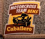 Vintage sticker motorcross autosticker Team Bens zijspannen, Ophalen of Verzenden, Zegels, Bonnen of Punten