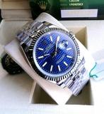 Rolex Daytjust Bleu Motif, Ophalen of Verzenden, Nieuw, Staal, Staal