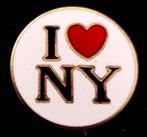 I (hart) NY pin, Verzamelen, Speldjes, Pins en Buttons, Verzenden, Nieuw, Stad of Land, Speldje of Pin