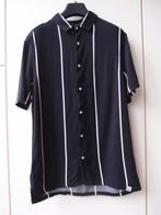 Mooi korte mouw heren Bershka overhemd bloese blouse XS, Halswijdte 38 (S) of kleiner, Zwart, Ophalen of Verzenden, Zo goed als nieuw