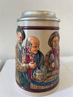 Vintage Bierpul met Tinnen Deksel, Antiek en Kunst, Ophalen of Verzenden