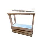 HOUTEN KRAAM / sfeerkaam / kerstkraam TE HUUR, Hobby en Vrije tijd, Feestartikelen | Verhuur, Ophalen, Zo goed als nieuw, Overige