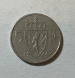 5 kroner Noorwegen 1964, Postzegels en Munten, Ophalen of Verzenden, Overige landen