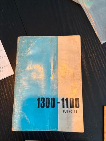Drivers manual MG 1100 1300 beschikbaar voor biedingen