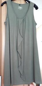 Crizpy - Elastische tricot jurk -Legergroen - mt M=42, Kleding | Dames, Groen, Maat 42/44 (L), Knielengte, Crizpy