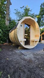 2,5M Barrel Sauna van Scandinavisch grenenhout, Sport en Fitness, Sauna, Verzenden, Nieuw, Fins of Traditioneel, Complete sauna