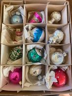 Antieke/vintage glazen kerstballen/kerstornamenten, Ophalen of Verzenden, Zo goed als nieuw