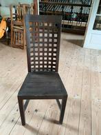 Teakhouten stoelen, Huis en Inrichting, Stoelen, Ophalen, Bruin, Koloniaal, Zo goed als nieuw