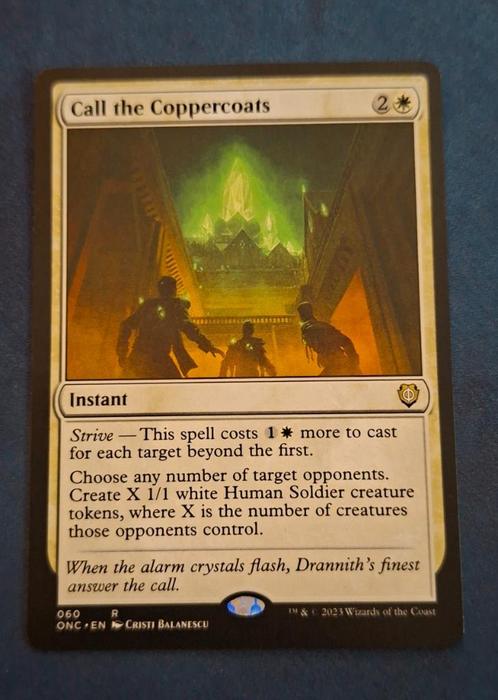 Call the Coppercoats - Phyrexia - Magic the Gathering, Hobby en Vrije tijd, Verzamelkaartspellen | Magic the Gathering, Gebruikt