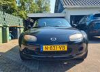 Mazda MX-5 1.8 Cabrio Roadster Zwart met Hard Top 129.869 km, Auto's, Mazda, Achterwielaandrijving, Zwart, 4 cilinders, Cabriolet