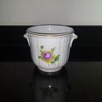 Antieke Dresden porseleinen gebloemde cachepot, Verzenden