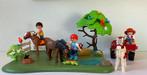 PLAYMOBIL 5457 ponyweide met hooiwagen, Ophalen of Verzenden, Zo goed als nieuw, Complete set