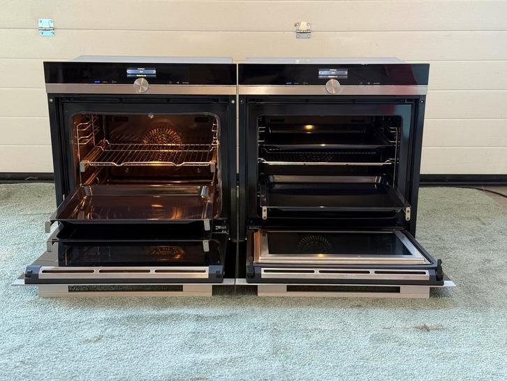 Luxe siemens combimagnetron met bijpassende combi-stoom, Witgoed en Apparatuur, Ovens, Zo goed als nieuw, 45 tot 60 cm, Stoom
