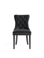 Eetkamerstoelen, Huis en Inrichting, Stoelen, Zwart, Nieuw, Ophalen of Verzenden, Stof