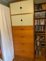 Beuken archiefladekast met bovenkastjes, Ophalen, 200 cm of meer, 50 tot 100 cm, Zo goed als nieuw