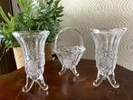 vaas kristal van Anna Hutte 2 stuks, Ophalen of Verzenden