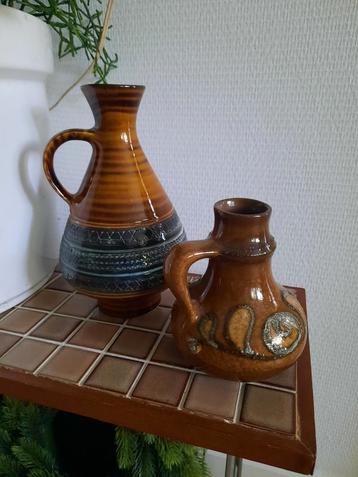 Vintage vaasjes west germany  beschikbaar voor biedingen