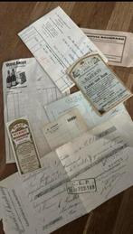 8 franse documenten leuk ter decoratie, Antiek en Kunst, Curiosa en Brocante, Ophalen of Verzenden