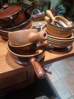 Diversen bruin aardewerk ovenschalen, Huis en Inrichting, Keuken | Potten en Pannen, Ophalen of Verzenden, Overige materialen