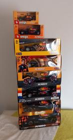 Serie Max Verstappen raceauto Jumbo collectie compleet., Hobby en Vrije tijd, Modelauto's | 1:24, Ophalen, Nieuw, Bburago