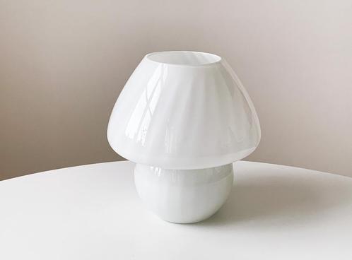 Vintage Peill Putzler lamp paddestoel Murano swirl mushroom, Huis en Inrichting, Lampen | Tafellampen, Gebruikt, Minder dan 50 cm