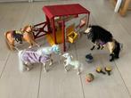 Grand Champions Paarden speelset met stal Vintage, Ophalen of Verzenden, Zo goed als nieuw, Paard, Beeldje of Figuurtje