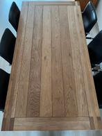 Massief eiken geleefde tafel, Huis en Inrichting, Ophalen, Gebruikt, 100 tot 150 cm, Eikenhout