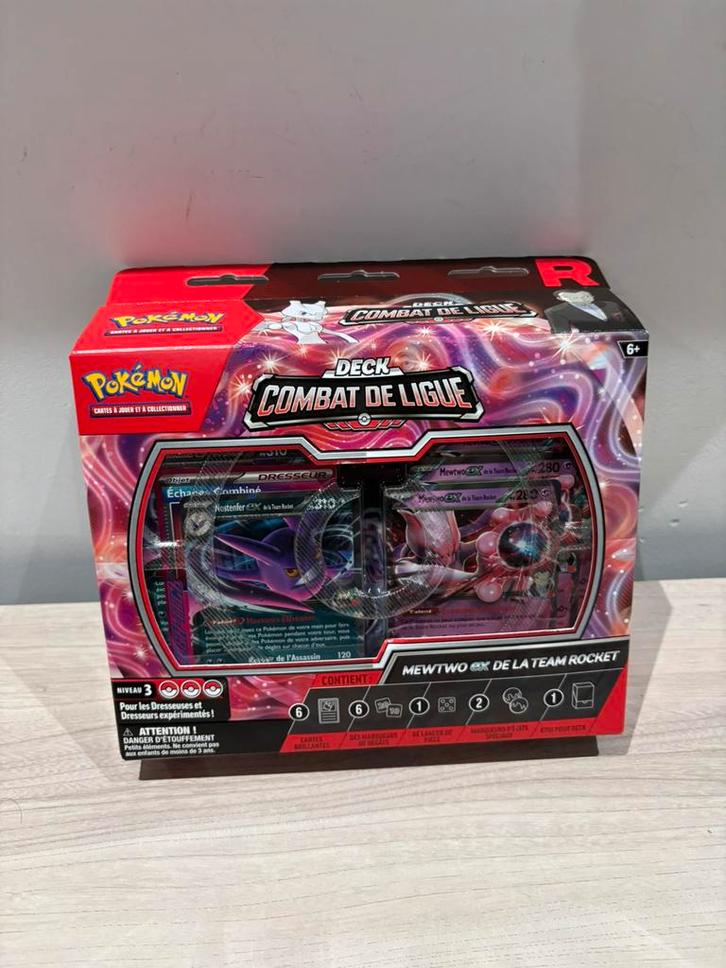 Pokémon Team Rocket’s Mewtwo ex League Battle Deck Officiel, Hobby en Vrije tijd, Verzamelkaartspellen | Pokémon, Zo goed als nieuw