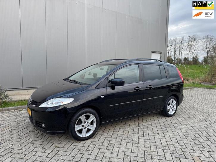 Mazda 5 2.0 Touring 7 Zits Airco Trekhaak Isofix Nap Nw Apk, Auto's, Mazda, Bedrijf, Te koop, ABS, Airbags, Airconditioning, Boordcomputer