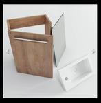 NIEUW!!! Wastafelmeubel voor de wc, fonteinmeubel, Doe-het-zelf en Verbouw, Sanitair, Ophalen, Nieuw, Wastafel