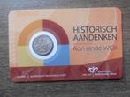 1/10de Gulden Nederlands-Indië 1939 - 1945 in coincard 1941P, Ophalen of Verzenden, Koningin Wilhelmina, 10 cent, Zilver
