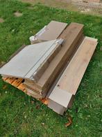 Tegels kloosterlook en eikenhout, Ophalen, Gebruikt, 10 m² of meer