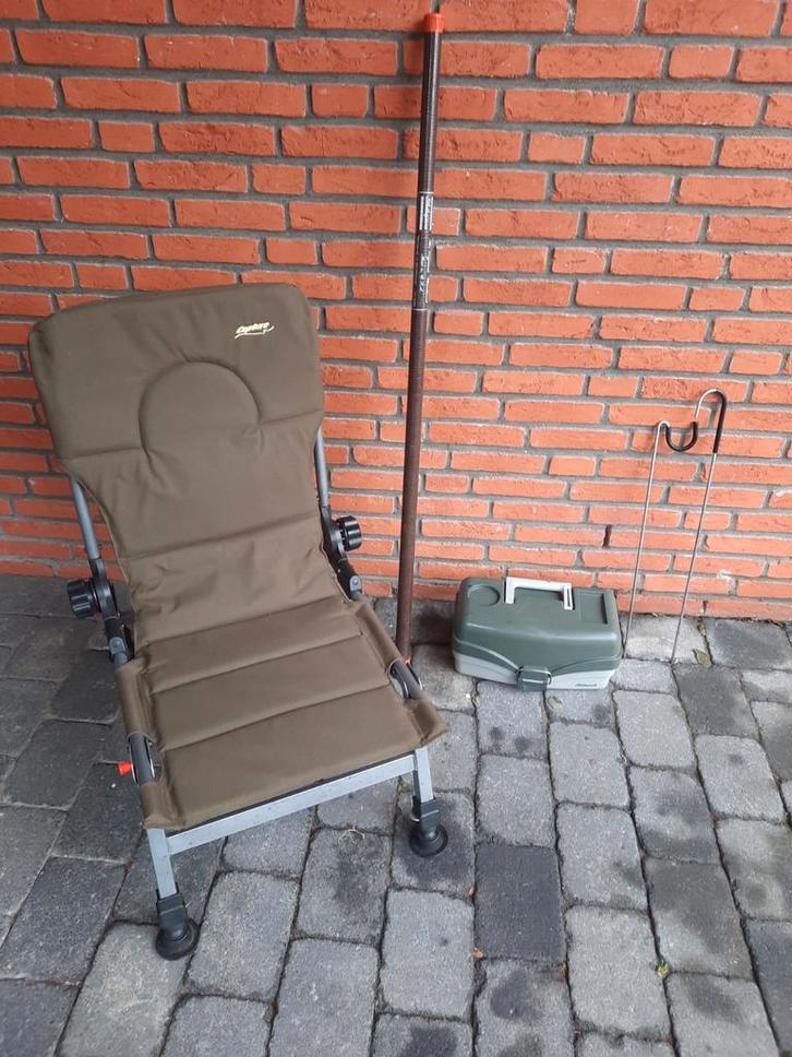 Complete Witvis Set incl. o.a. visstoel en gevulde koffer., Watersport en Boten, Hengelsport | Algemeen, Ophalen