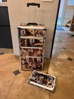 Nagelkoffer / visagi koffer / trolley, Sieraden, Tassen en Uiterlijk, Beautycases, Ophalen, Gebruikt, Overige kleuren, Hardcase