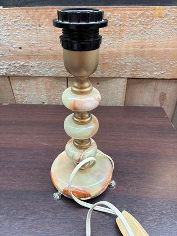 Vintage Marmeren Lamp beschikbaar voor biedingen