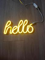 Hema Neon ledlamp 'Hello', Ophalen of Verzenden, Zo goed als nieuw