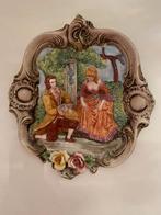 Vintage Keramiek Relief Schilderij, Ophalen of Verzenden