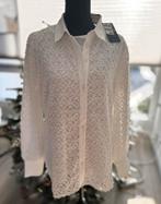 Mi Piace  Ausbrenner stof blouse  maat: S of M off white, Maat 38/40 (M), Mi Piace, Wit, Nieuw